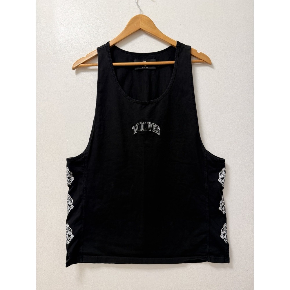 Darc Sport Wolves Bodybuilding Club Limited Edition Black Tank Top Men's Large